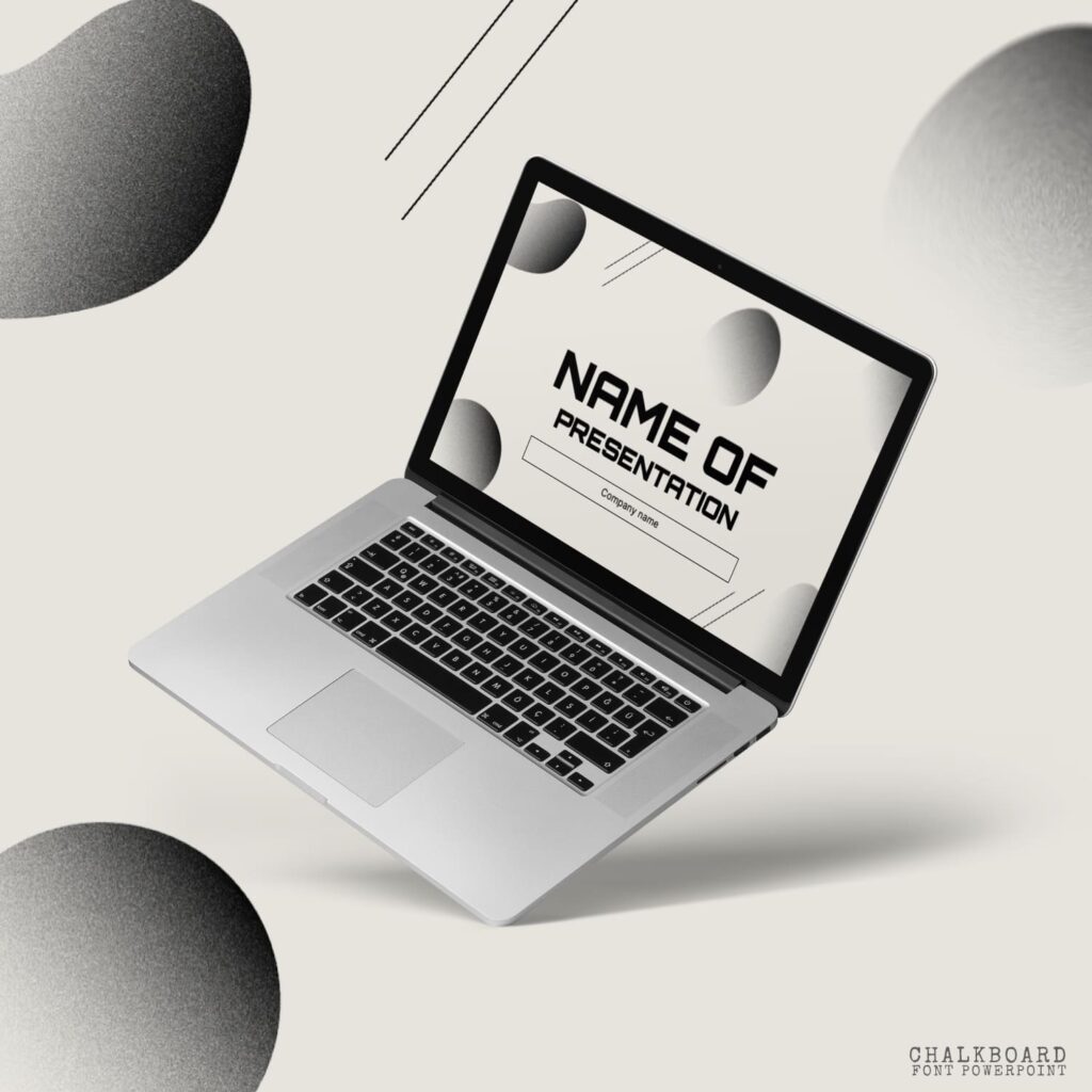 Chalkboard Font Powerpoint MasterBundles