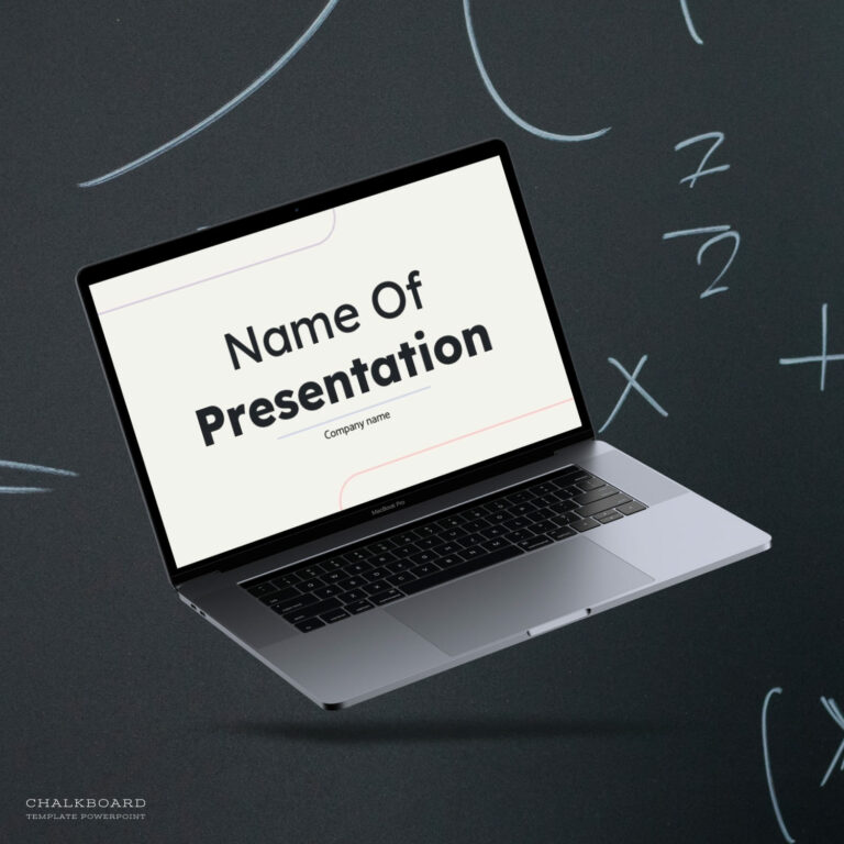 Chalkboard Template Powerpoint MasterBundles