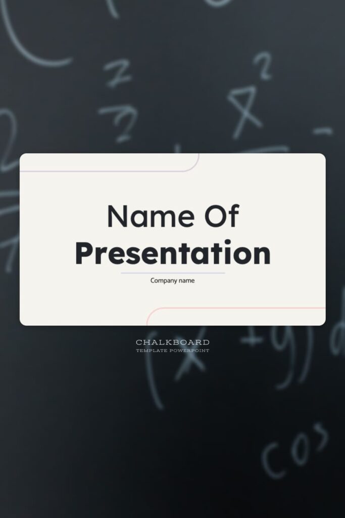 Chalkboard Template Powerpoint – MasterBundles