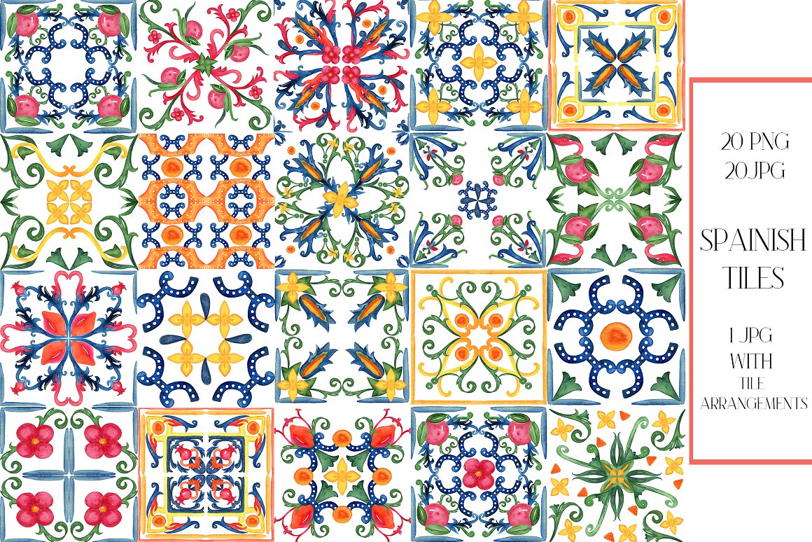 Various color patterns.