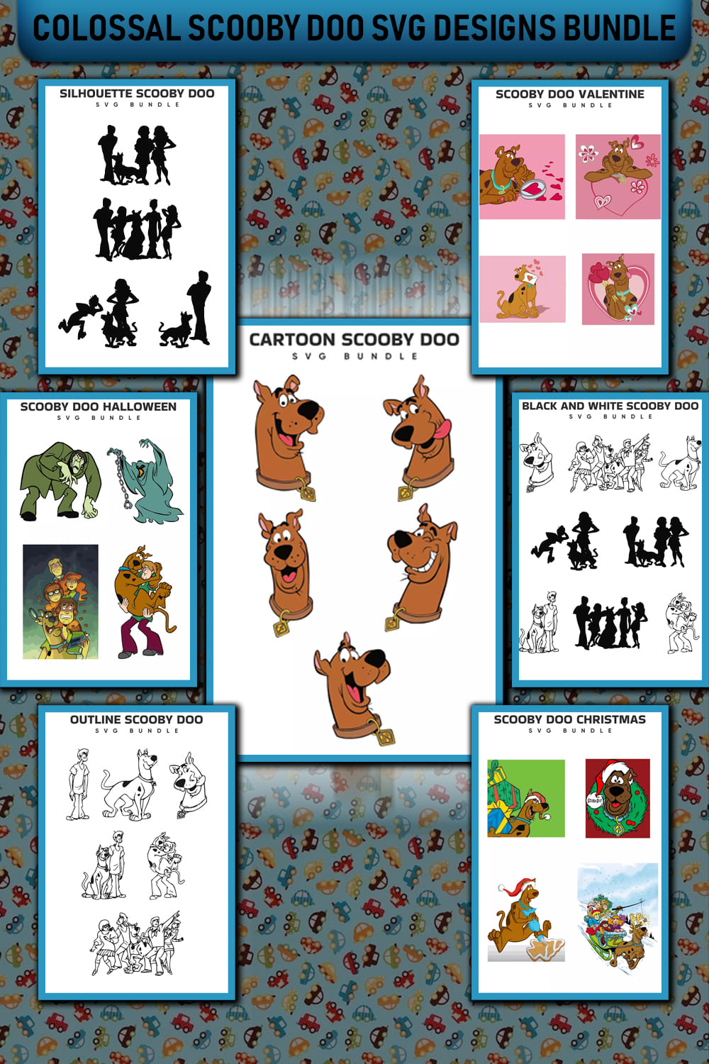 Colossal Scooby Doo SVG Designs Bundle Pinterest.