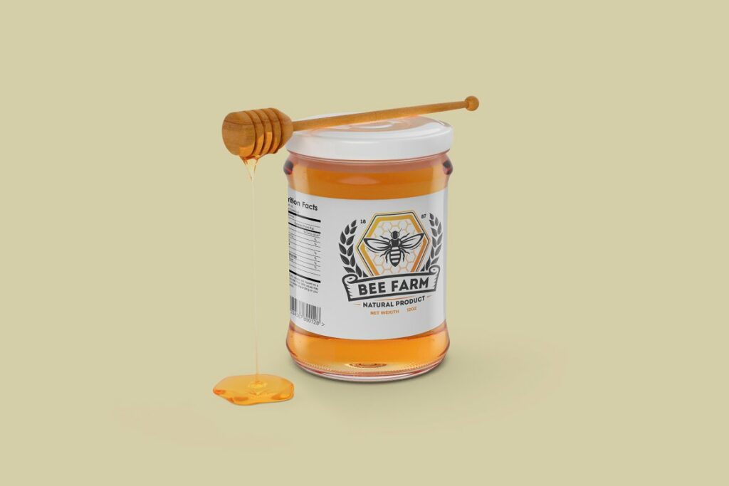 Honey Bottle Mockup – MasterBundles