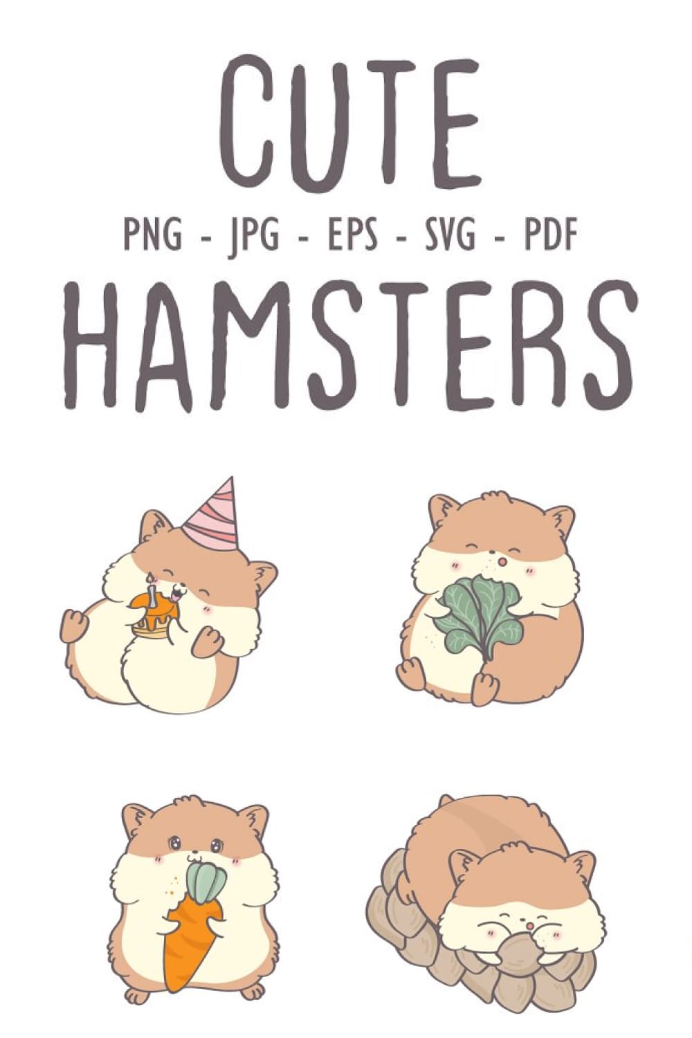 Cute cartoon hamster kawaii hamster of pinterest.