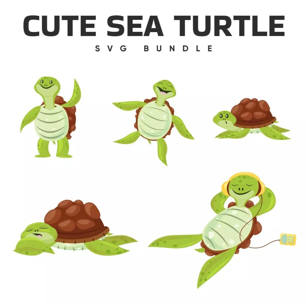 Colossal Turtle SVG Files Bundle – MasterBundles