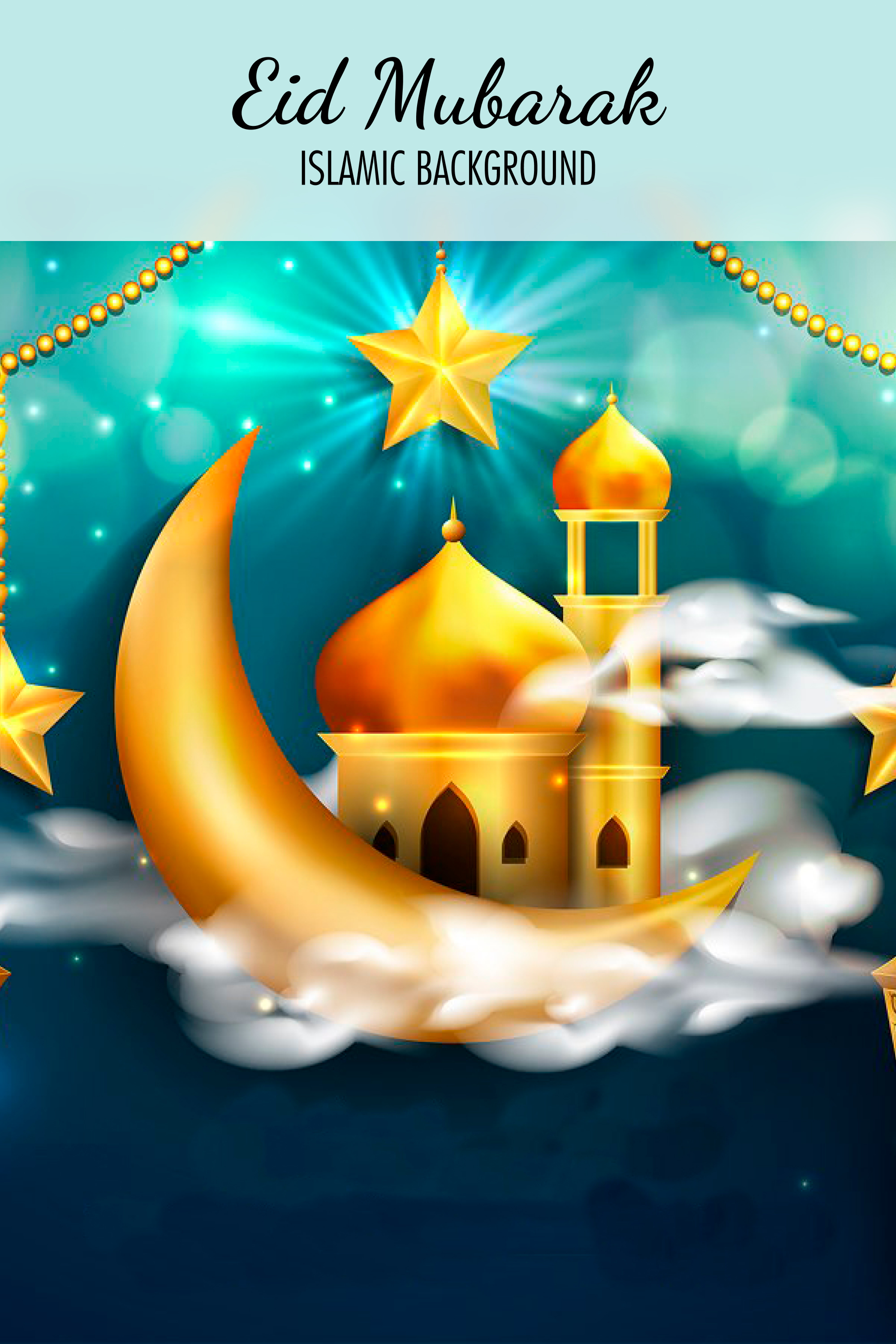 Eid mubarak islamic background of pinterest.