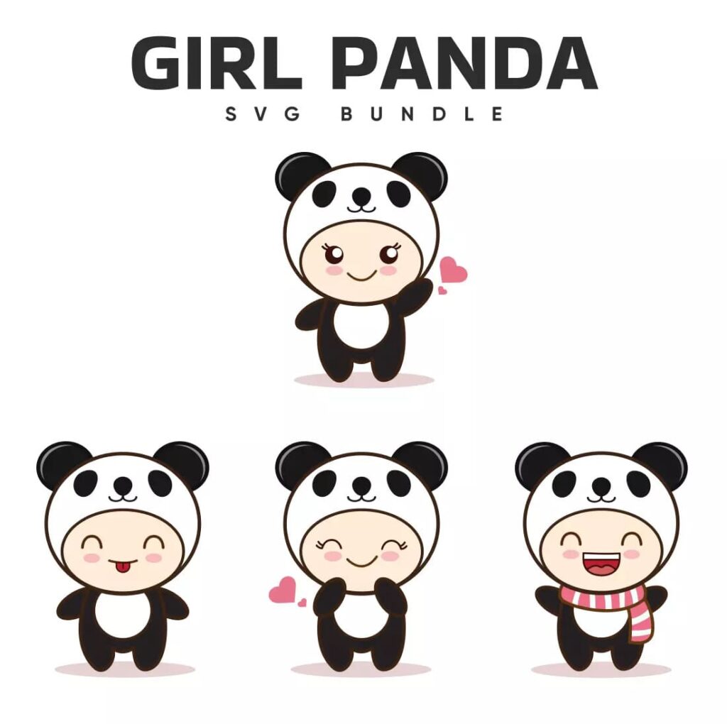 Huge Panda SVG Design Bundle – MasterBundles