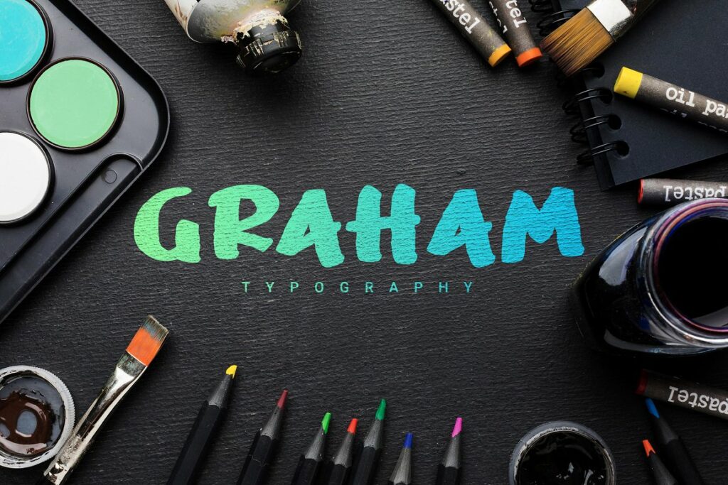 Graham Typography Handwritten Font – MasterBundles