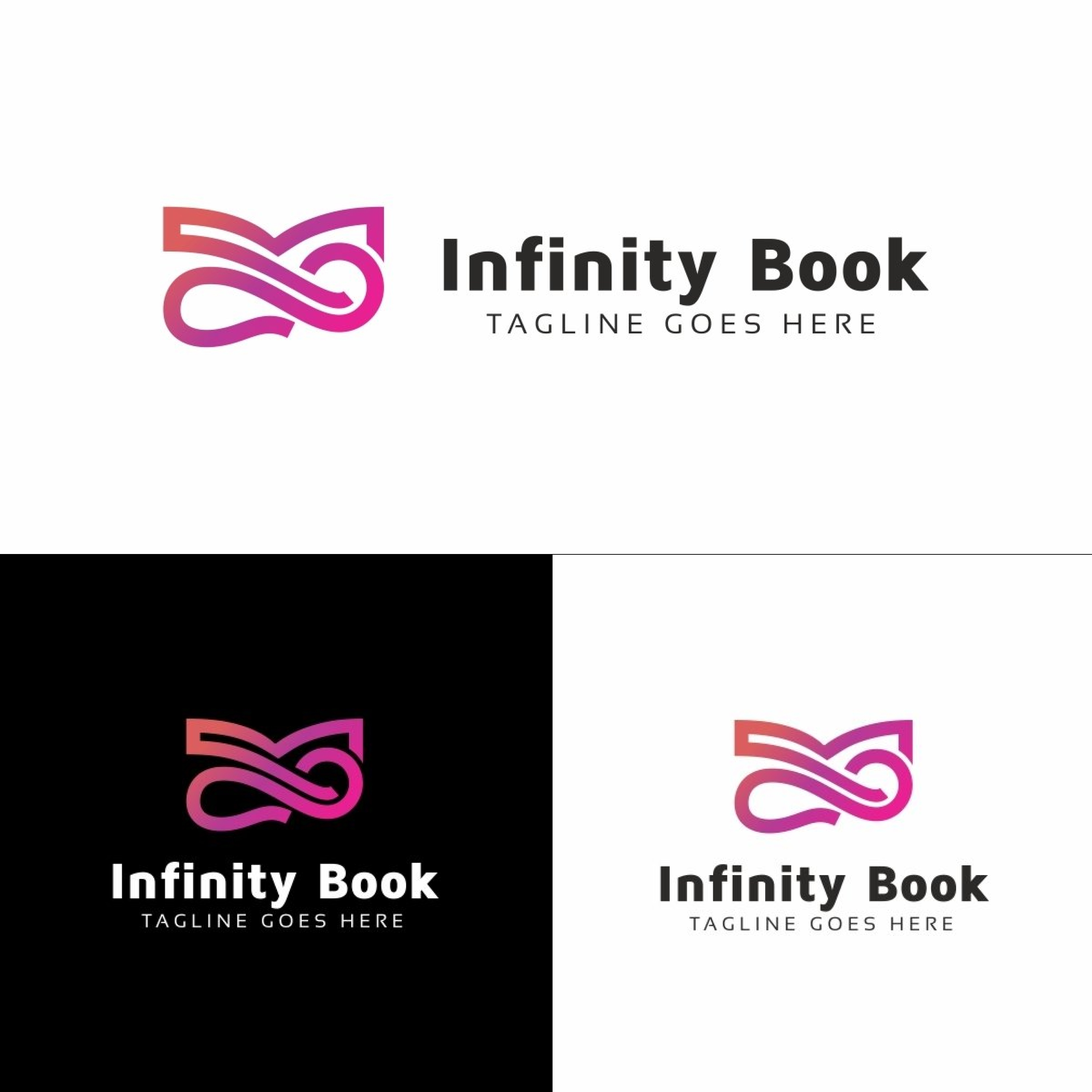 Preview infinity book logo.