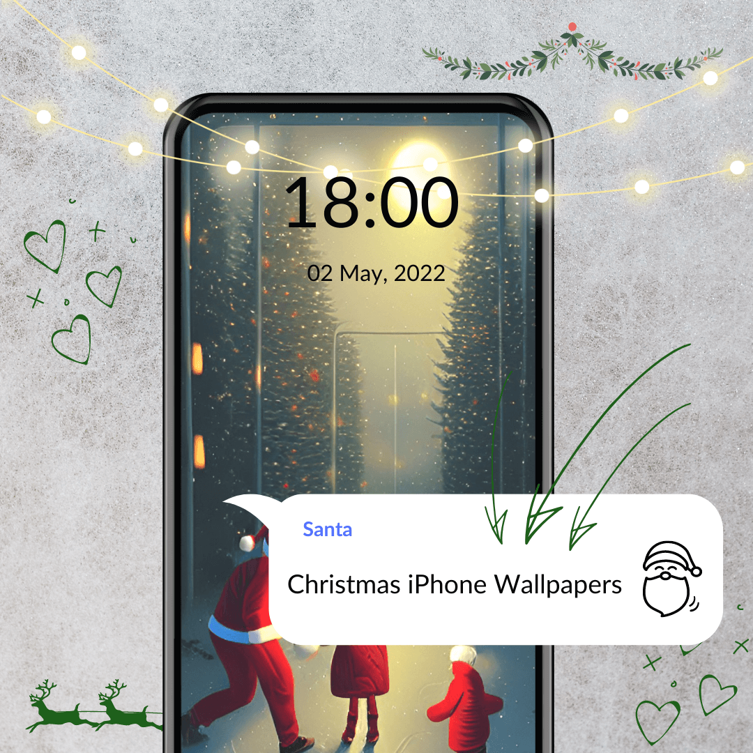 cute christmas wallpaper iphone