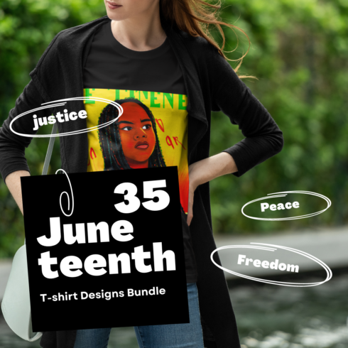 35 Juneteenth Girl T-shirt Designs.
