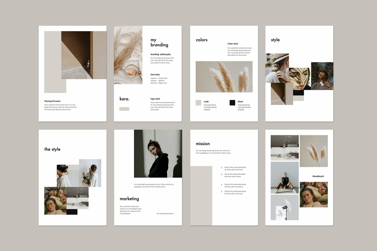 KARA - A4 Google Slides Template – MasterBundles