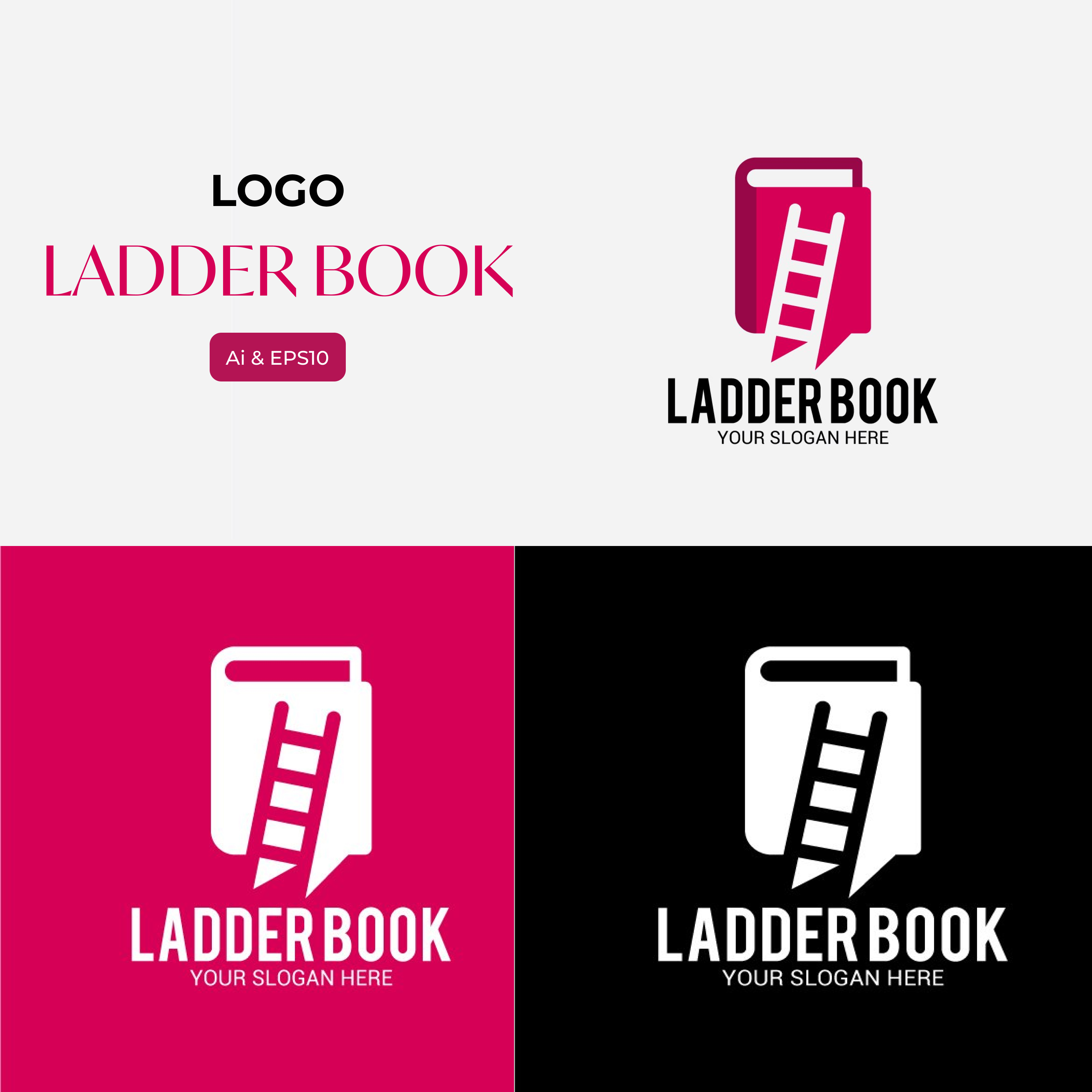 Prints of ladder book logo.