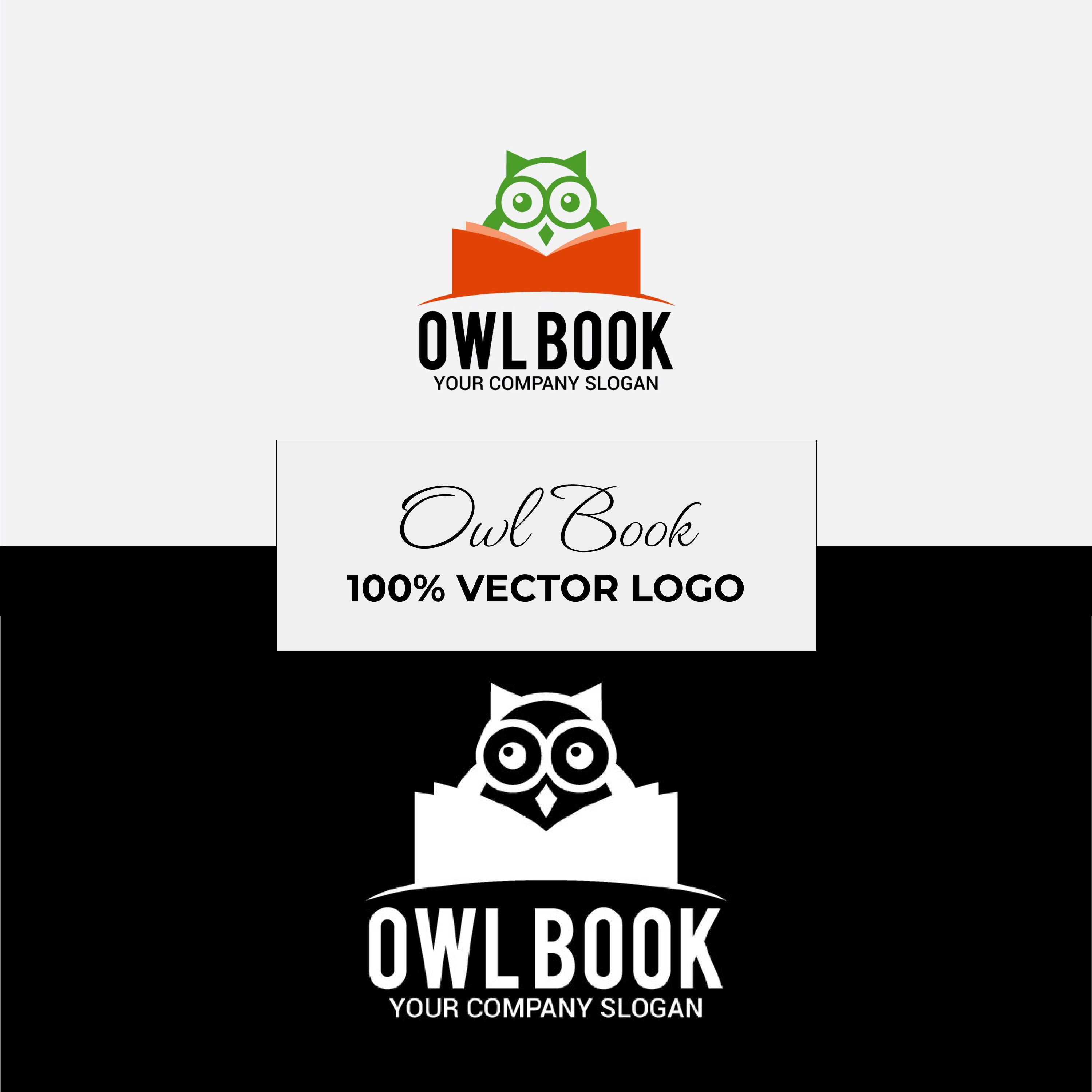 Preview owl book logo.