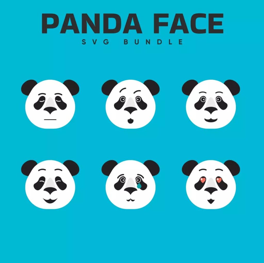 Huge Panda SVG Design Bundle – MasterBundles