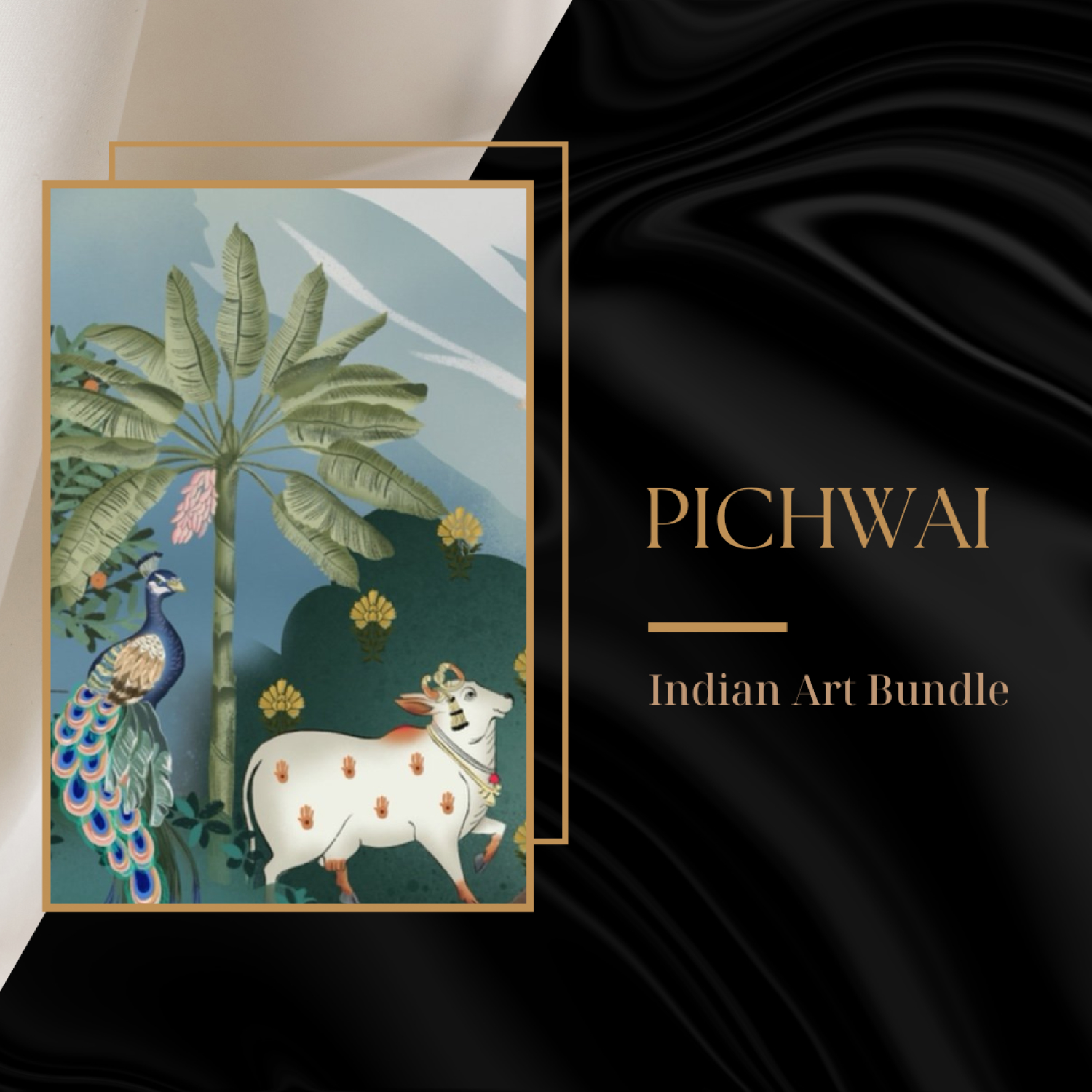 Prints of pichwai images.
