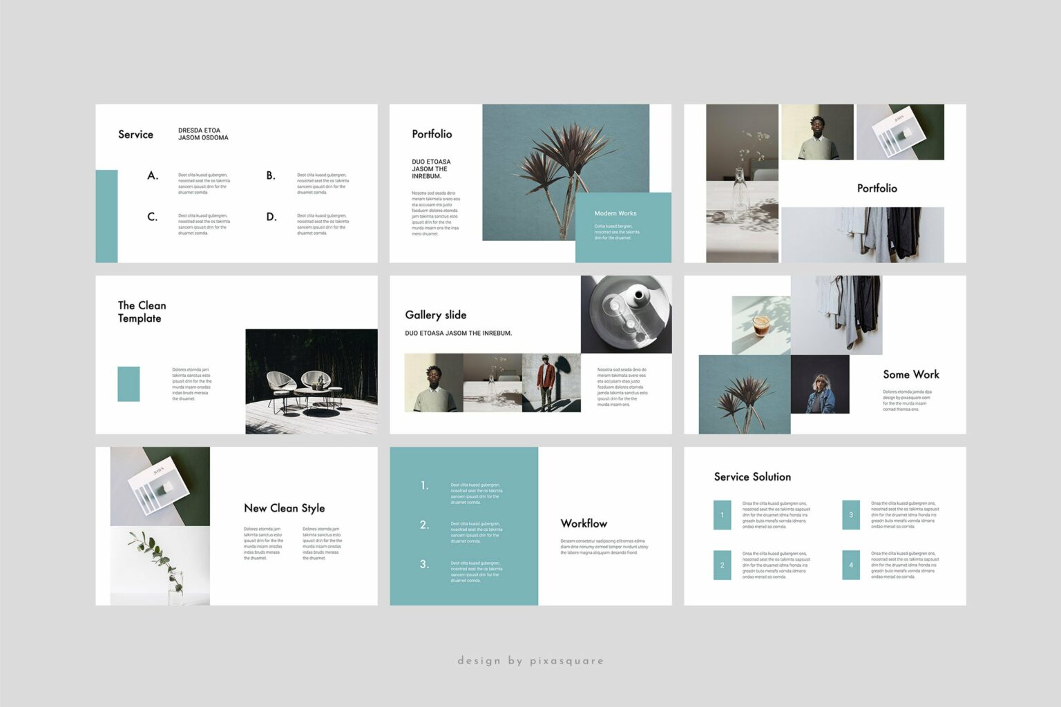 Powerpoint Modern Template Note CABO - Powerpoint Modern Template – MasterBundles
