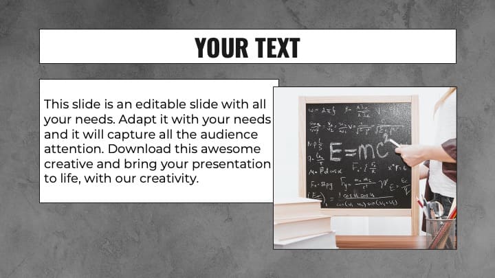 Powerpoint Template Chalkboard Preview.