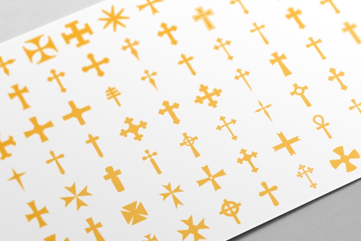 Magnificent icons with yellow color.