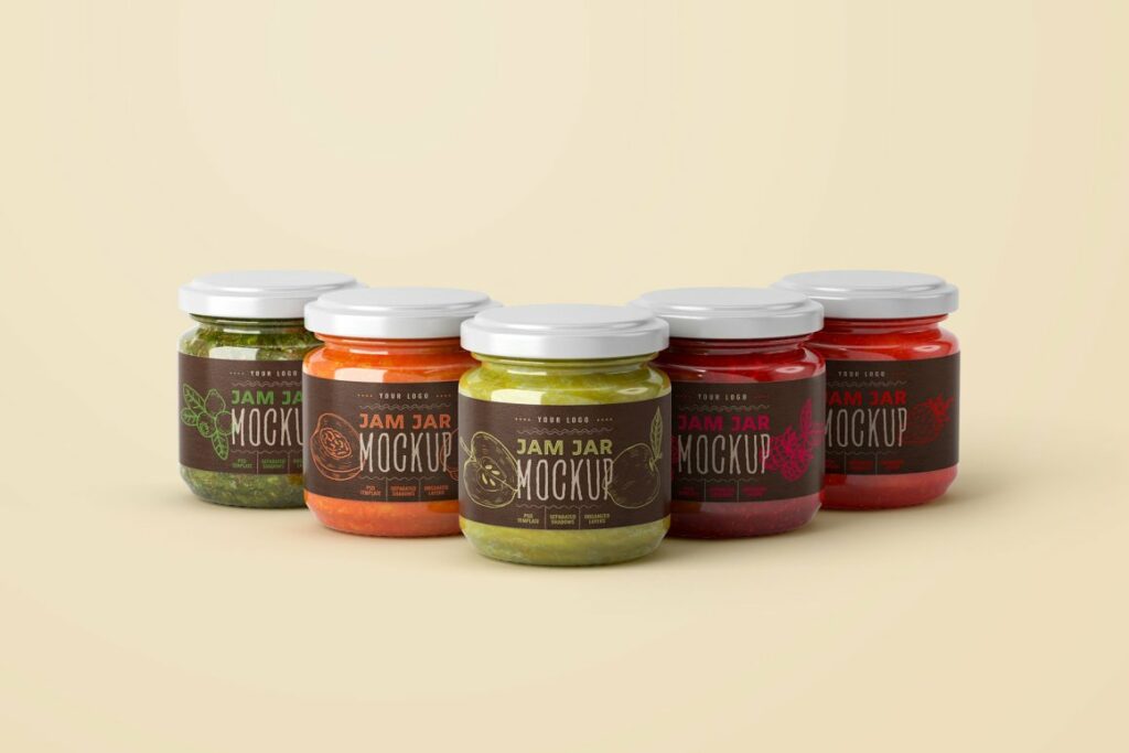 Jam Jar Mockup Set | Label Design – MasterBundles