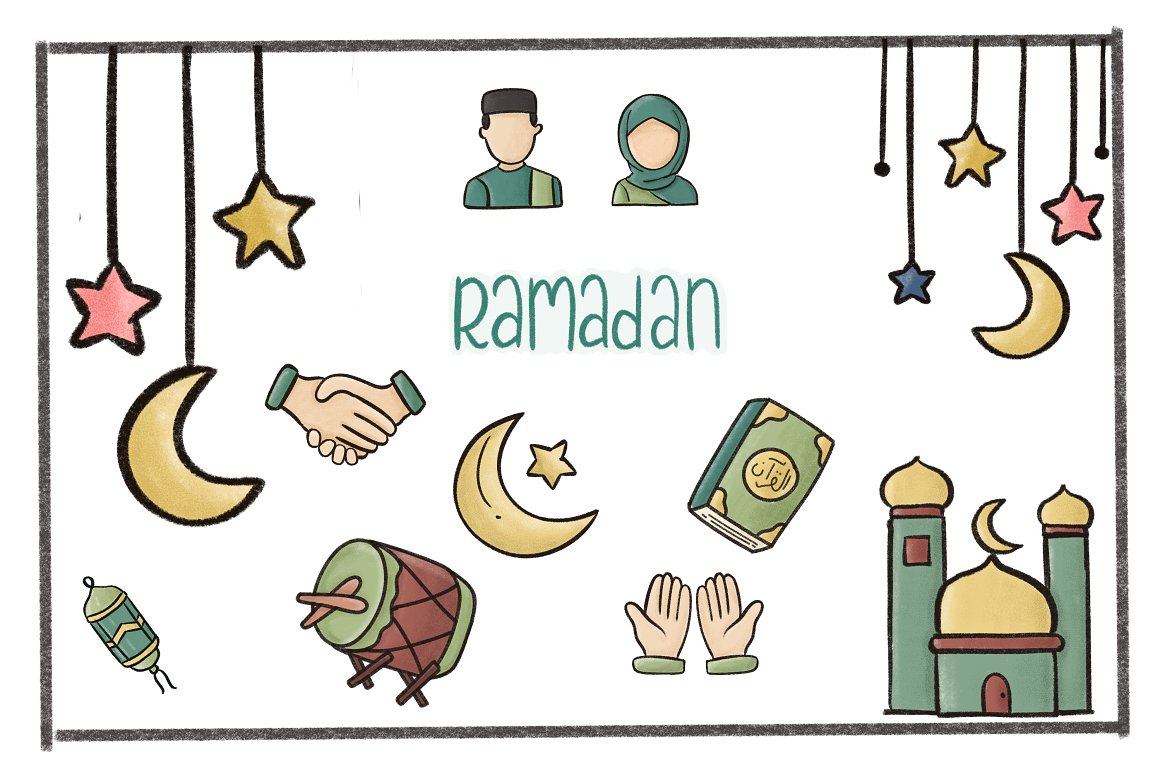 Images on the theme of Ramadan.