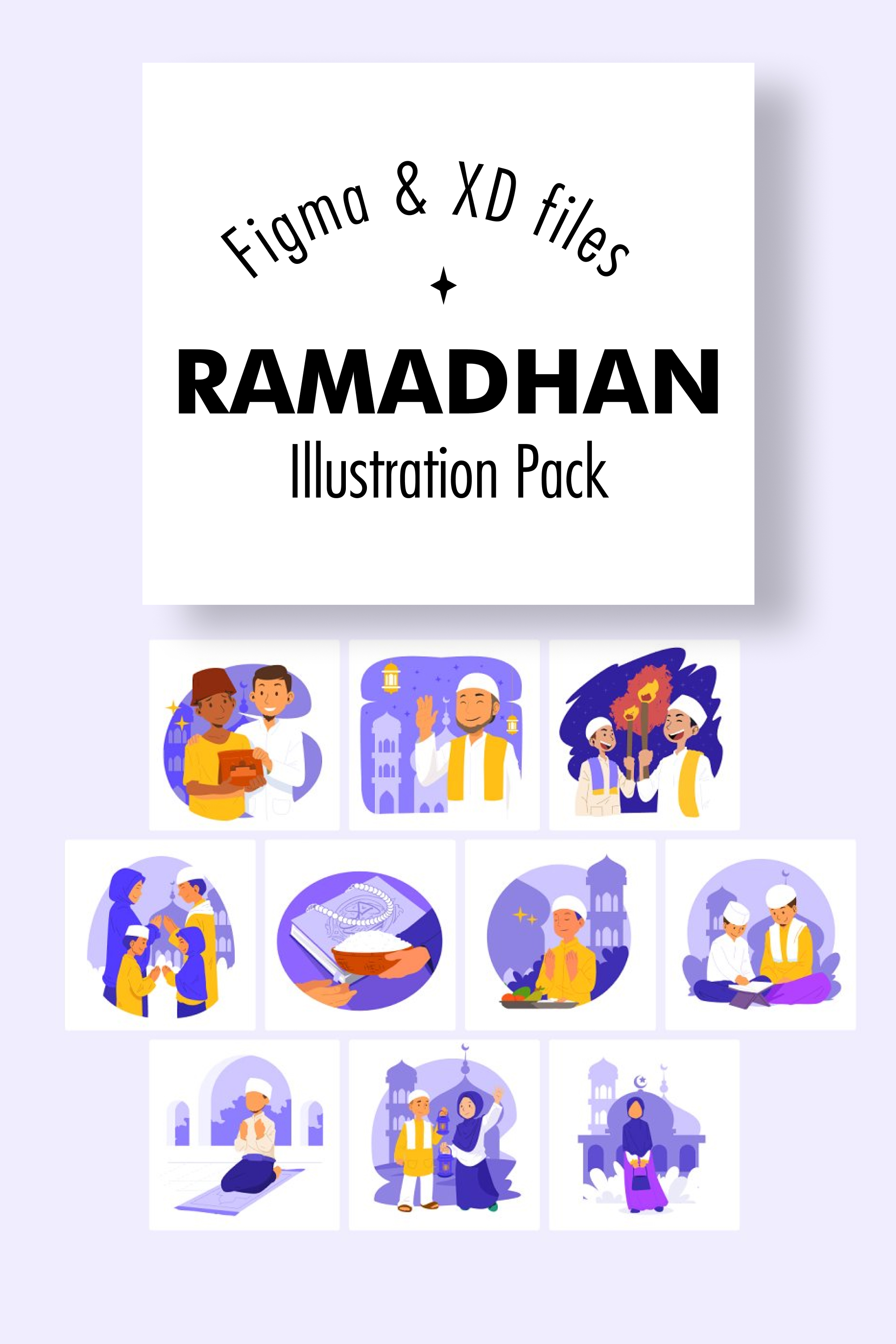 Ramadhan illustration pack of pinterest.