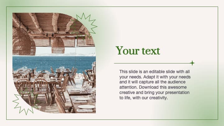 Rustic Beach Wood Powerpoint Backgrounds Preview.
