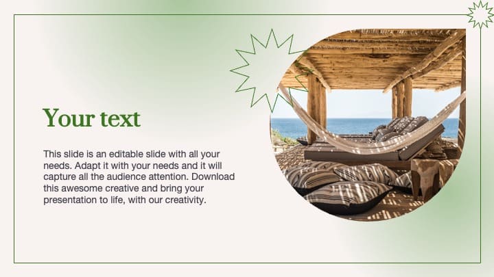 Rustic Beach Wood Powerpoint Backgrounds Preview.