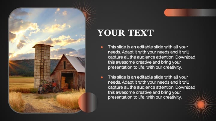 Rustic Powerpoint Background Preview.