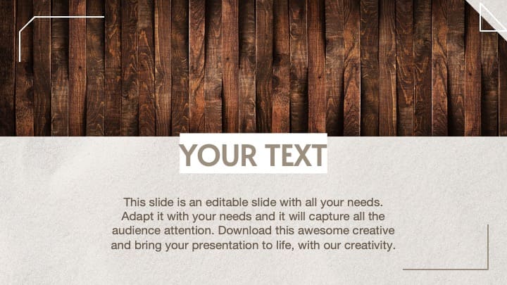 Rustic Powerpoint Theme Preview.