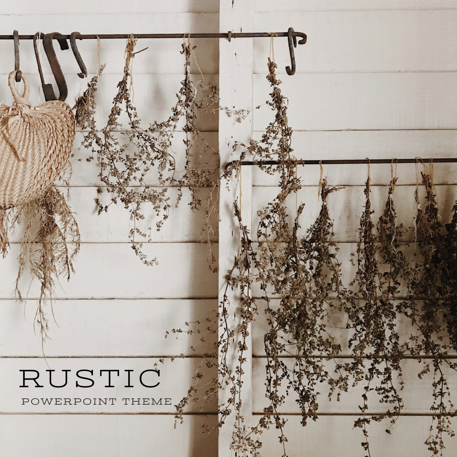 Rustic Powerpoint Theme cover image.