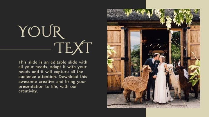 Rustic Wedding Powerpoint Template Preview.