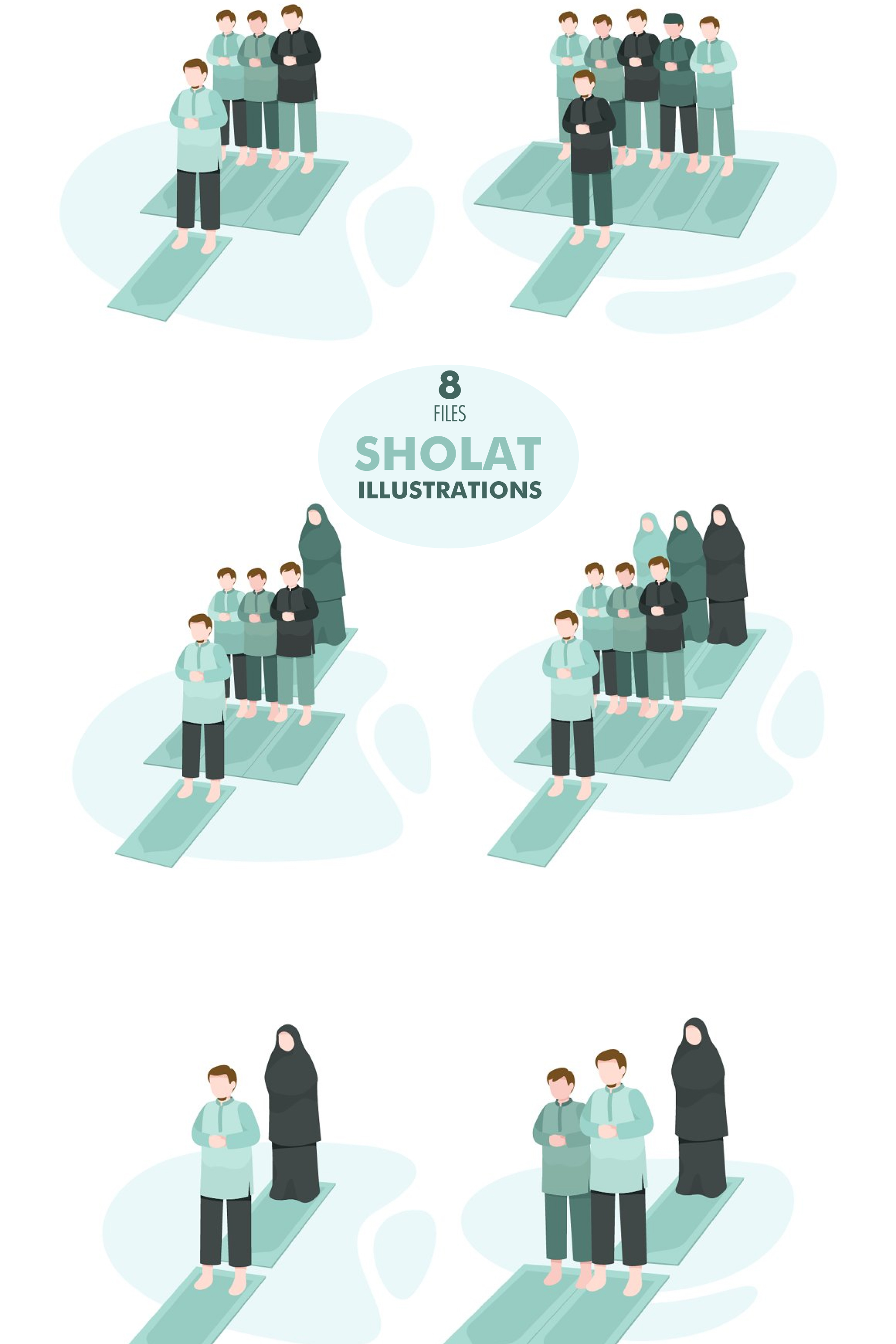 Sholat illustrations of pinterest.