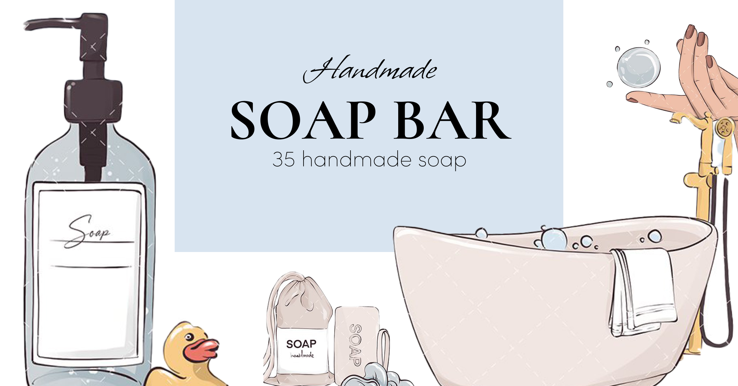 bar soap clipart