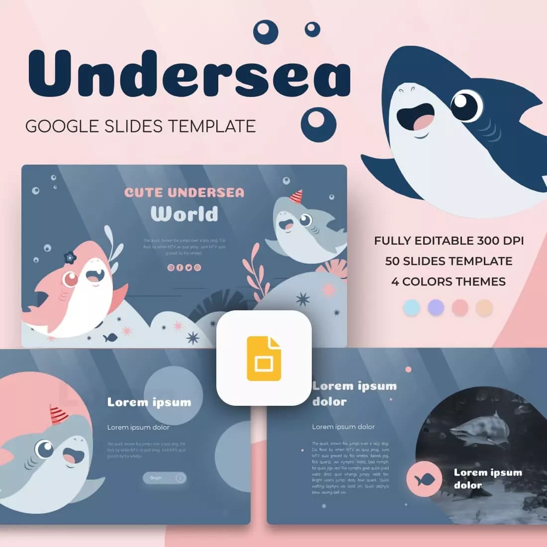 Undersea Google Slides Template Preview 5 1.