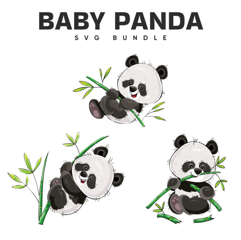 Baby Panda SVG Designs – MasterBundles