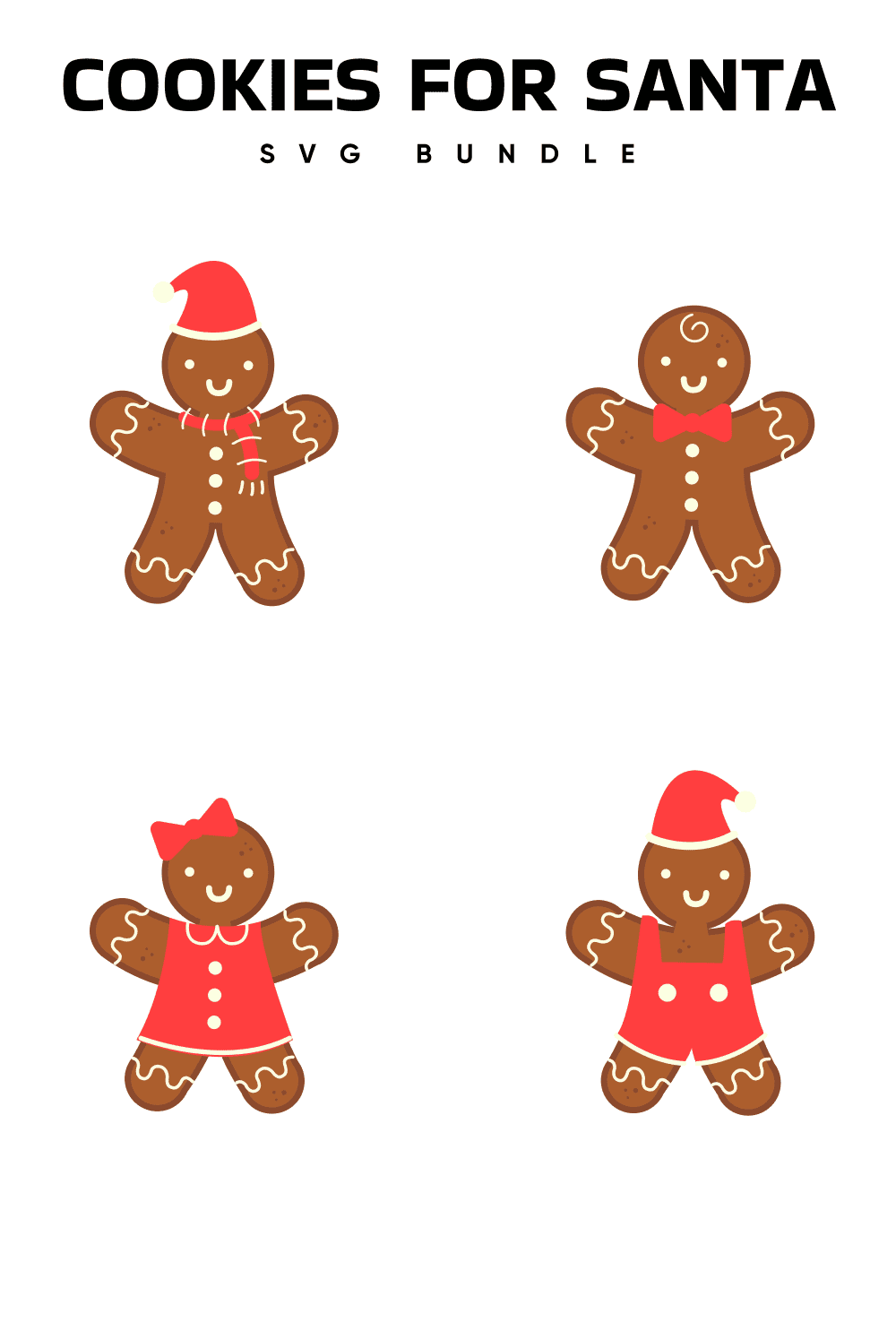 Cookies for santa svg bundle.