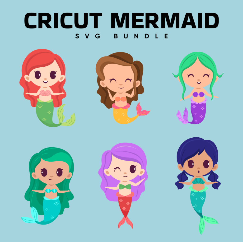 Mermaid SVG for Cricut – Free SVG for Cricut | Crafters File | SVG PNG ...