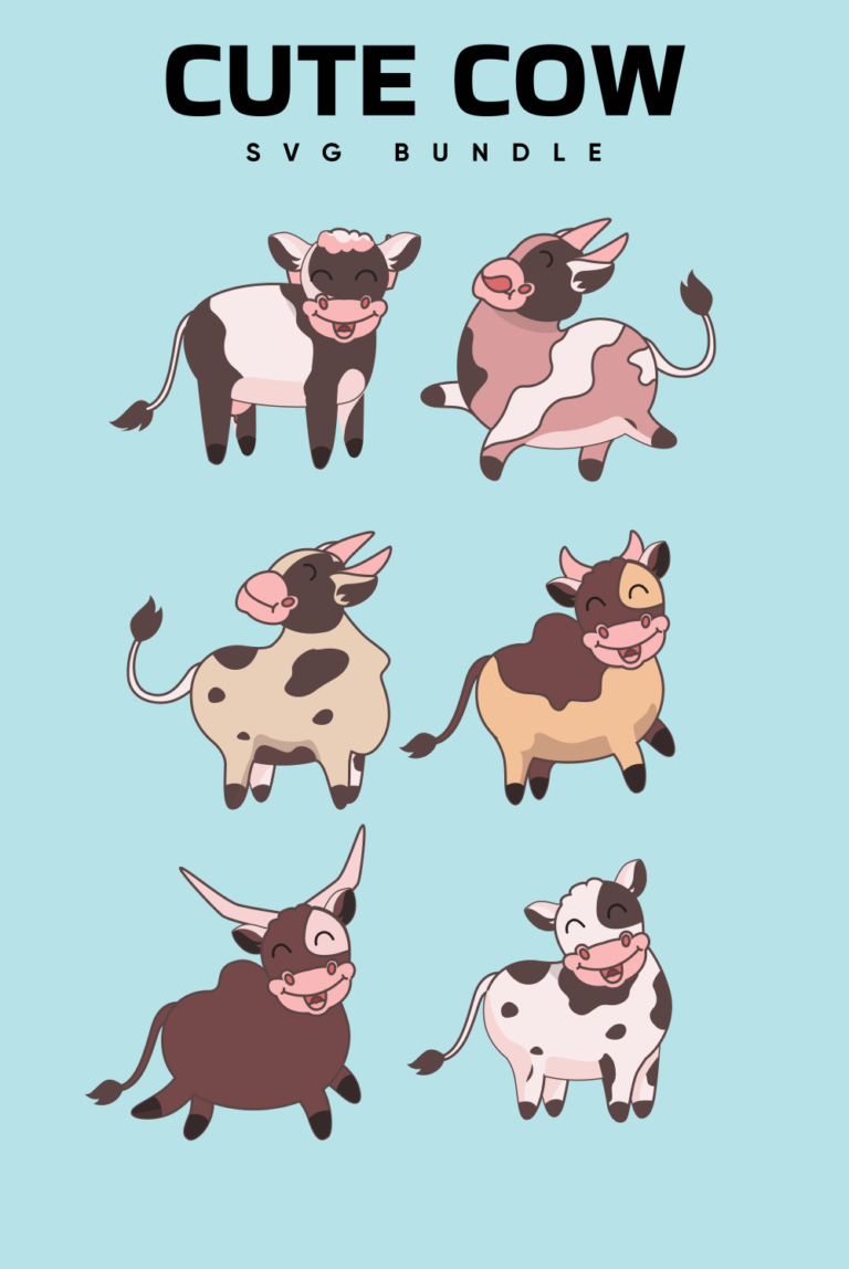 Cute Cow SVG - MasterBundles