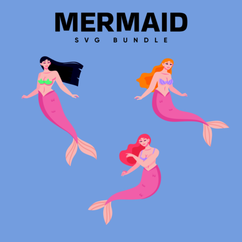 Mermaid SVG Free.