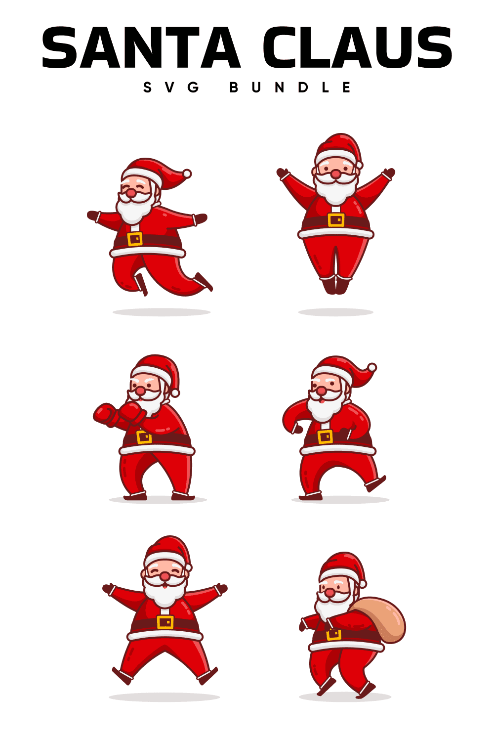Santa Claus SVG bundle.