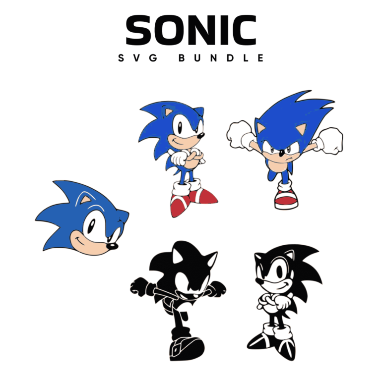 5 Sonic SVG Files – MasterBundles