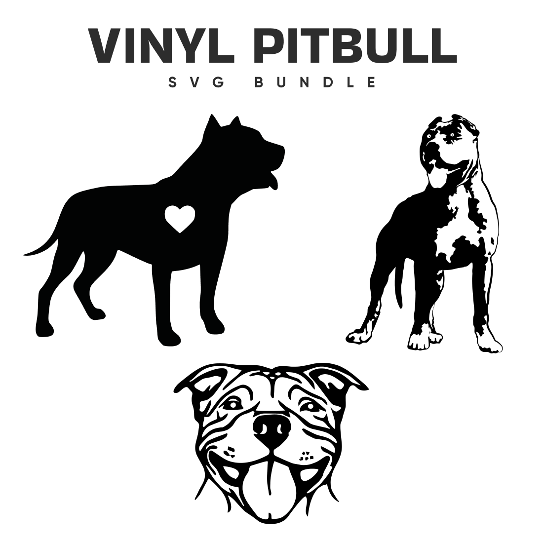 Prints of vinyl pitbull svg bundle.