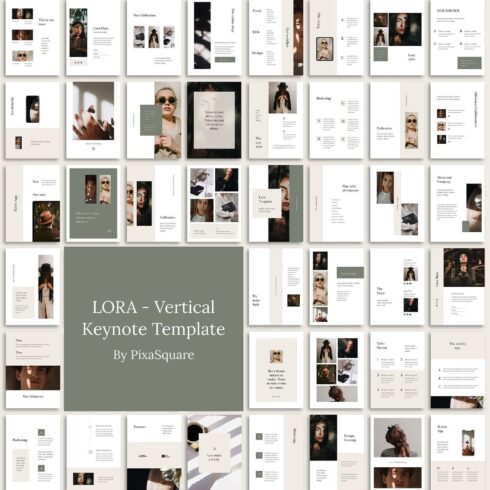 Lora vertical keynote template 1500x1500.