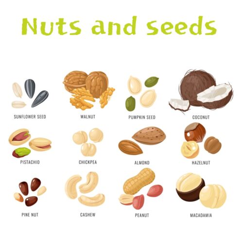 Nuts and seeds, first picture 1100x1100.