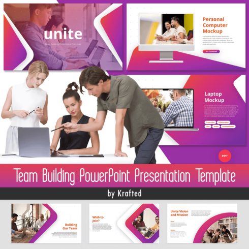 Team building powerpoint presentation template picture 1500x1500.