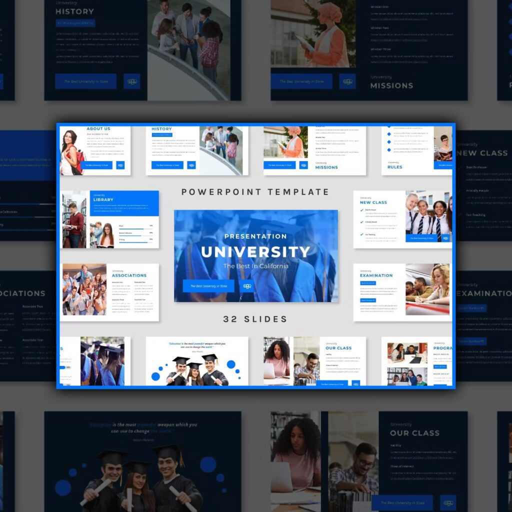 University - Powerpoint Template (2 Version) – MasterBundles