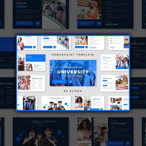 First picture 1500x1500, university powerpoint template 2 version.
