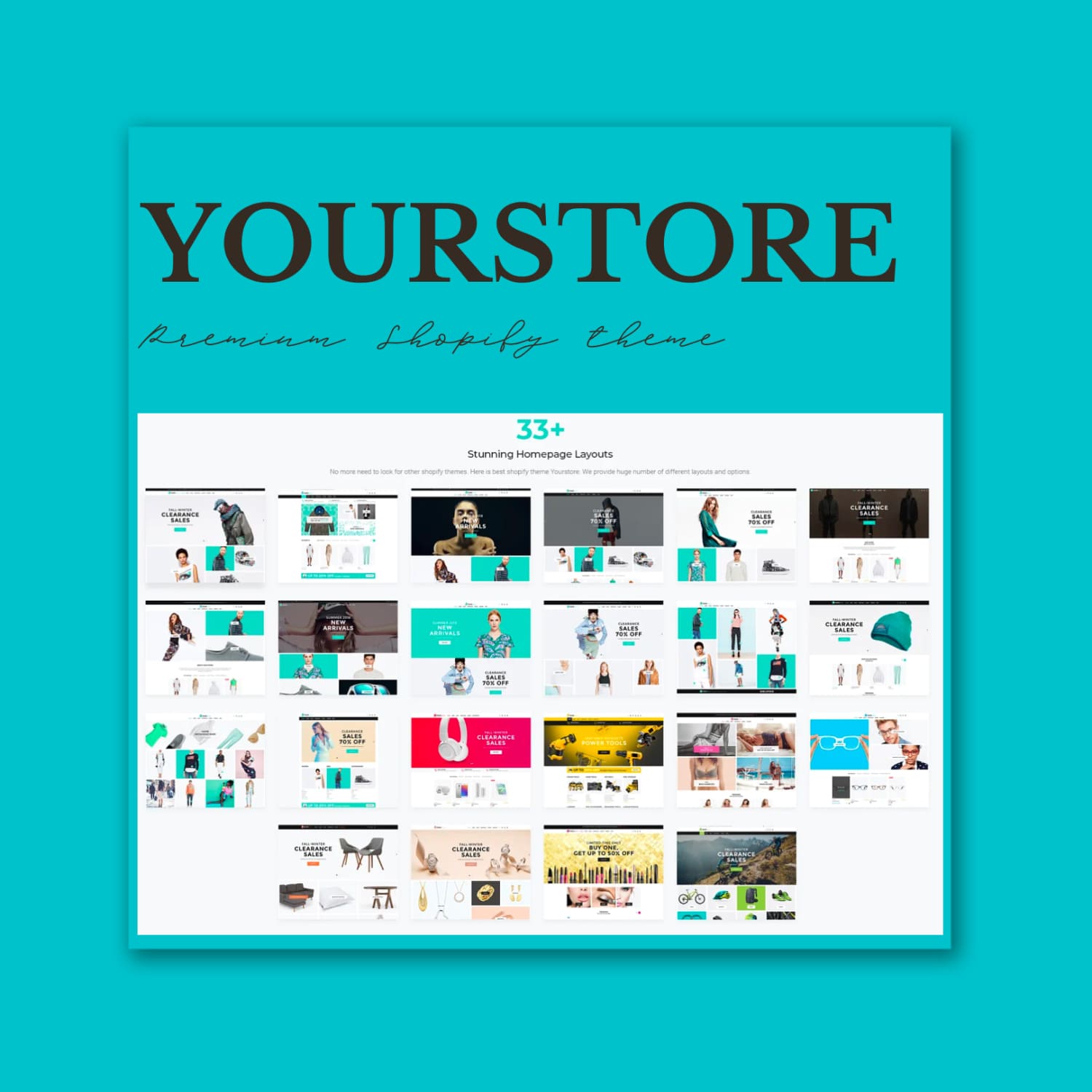 Yourstore, 33+ Stunning Homepage Layouts.