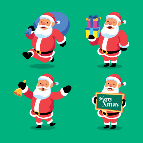 Santa SVG Free | MasterBundles