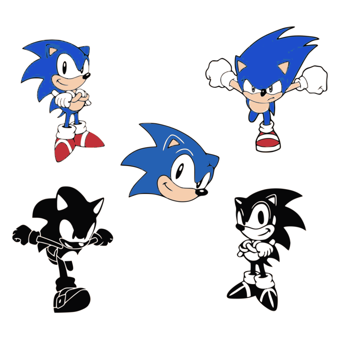 File:Classic sonic run.svg - Sonic Retro